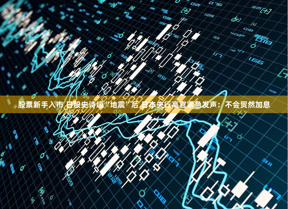 股票新手入市 日股史诗级“地震”后 日本央行高官紧急发声：不会贸然加息
