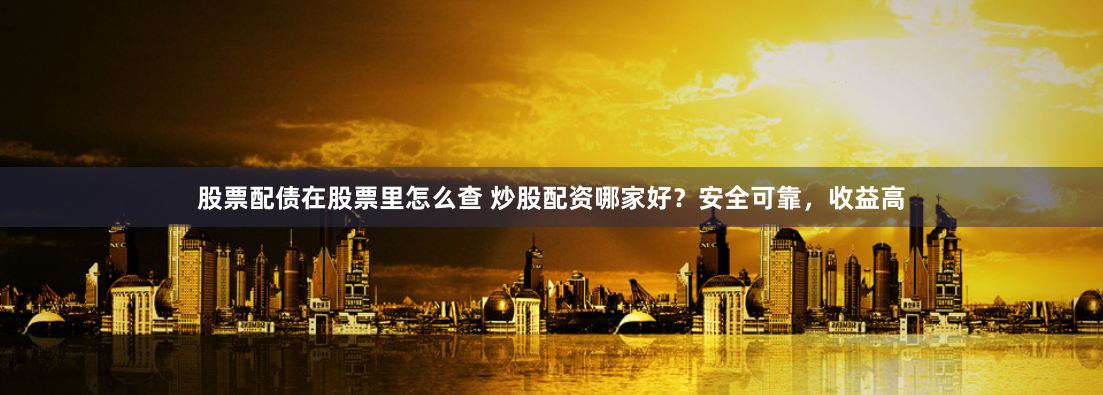 股票配债在股票里怎么查 炒股配资哪家好？安全可靠，收益高