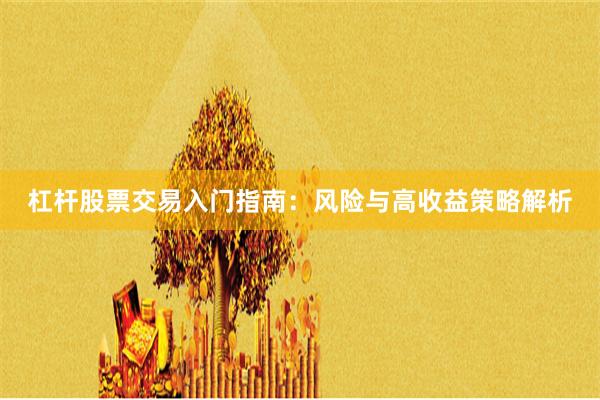 杠杆股票交易入门指南：风险与高收益策略解析